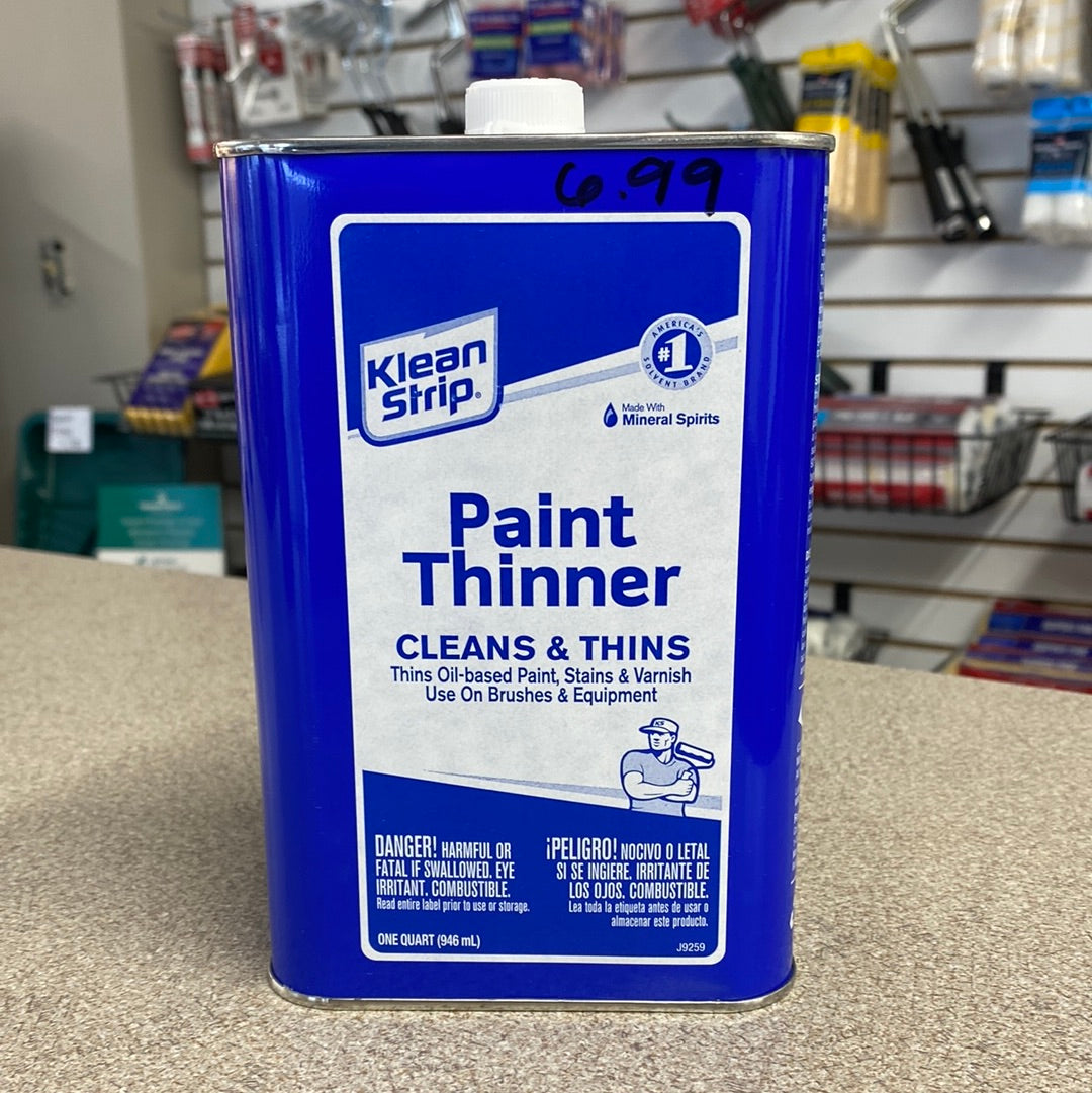 Klean Strip Paint Thinner 1 Quart – Dundas Paint Center